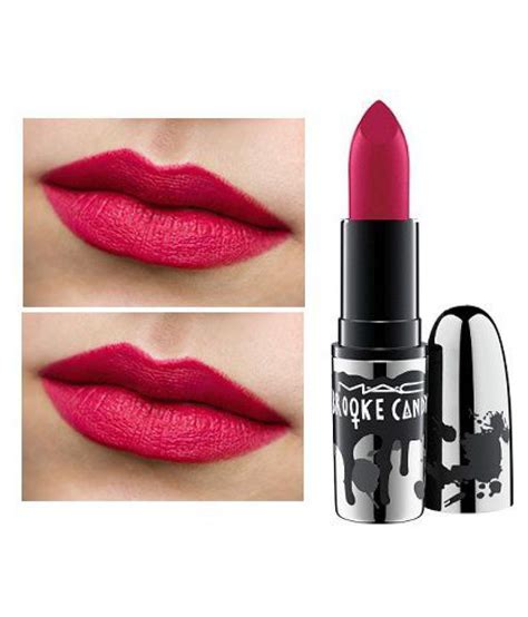 Mac Matte Finish Lipstick Cvber,All Fired Up&Pink 9 gm: Buy Mac Matte Finish Lipstick Cvber,All ...