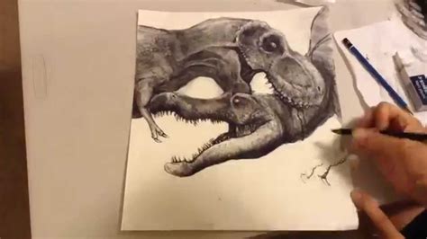 How To Draw T Rex Vs Spinosaurus Part 1 Youtube | Images and Photos finder