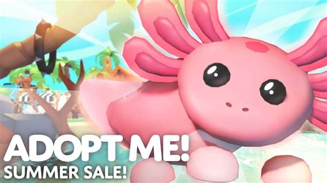 💸 SUMMER SALE & 2X WEEKEND! 🦎 New Axolotl Pet! 🐽 Adopt Me! on Roblox ...