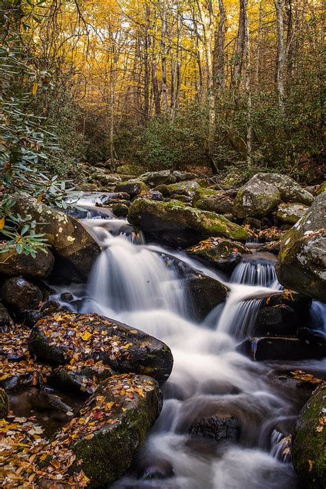 Roaring Fork Waterfall at Autumn Photograph by Andrew Soundarajan - Fine Art America