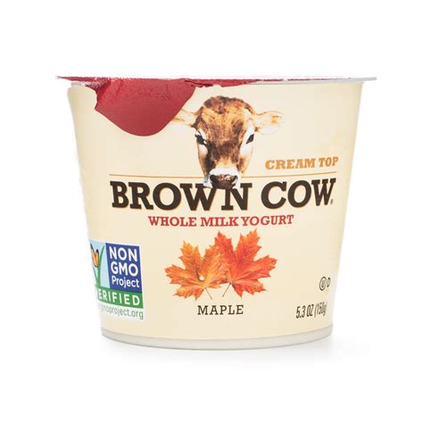 Get Brown Cow Whole Milk Maple Yogurt Delivered | Weee! Asian Market