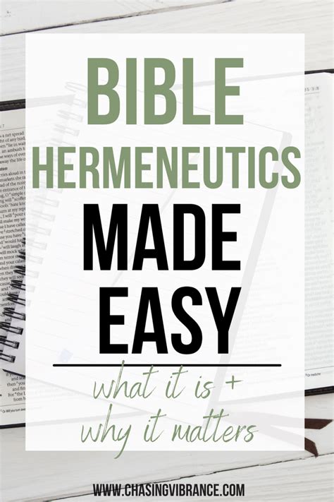 What is Hermeneutics? 10 Things to Know + Why It Matters - Chasing Vibrance