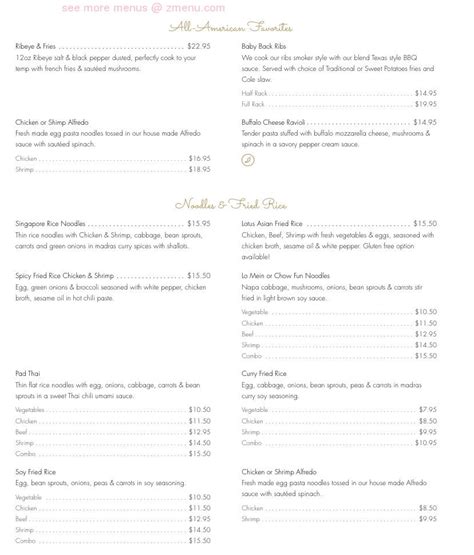 Online Menu of The Laughing Owl Restaurant, Goldsboro, North Carolina, 27530 - Zmenu