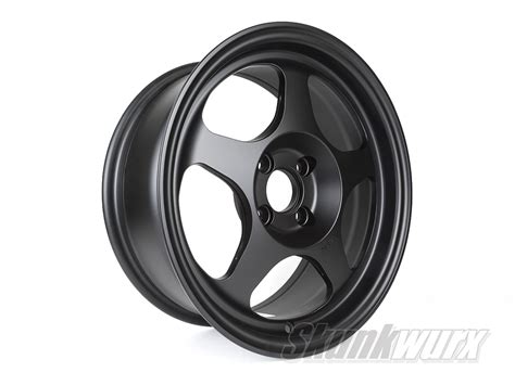 Skunkwurx Lightweight 5-Spoke Wheels for Ariel Atom made by ROTA (Matt Black)