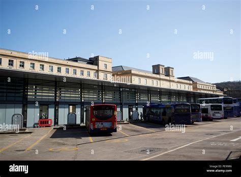 bath bus station Bath England UK Stock Photo - Alamy