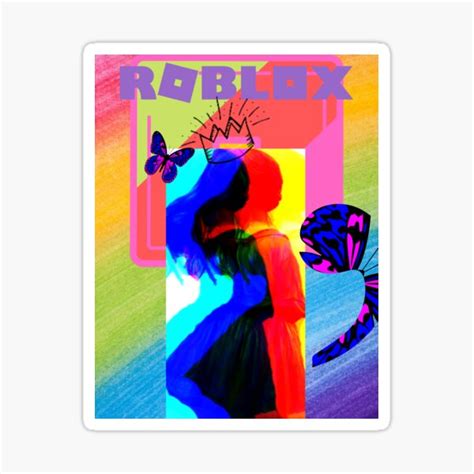 "rainbow robloxX" Sticker for Sale by newcameleon | Redbubble