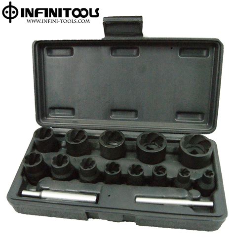 15-piece Lug Nut Removal Socket Set ,Special Twist Socket Set,1/4" and ...