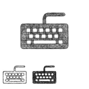 Keyboard Illustration Logo Vector Laptop Key Electronics Vector, Laptop, Key, Electronics PNG ...