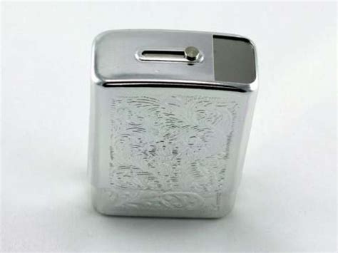 Silver Strong Box Cigarette Case