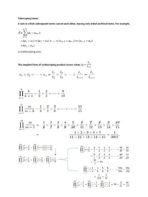 Telescoping Series | PDF