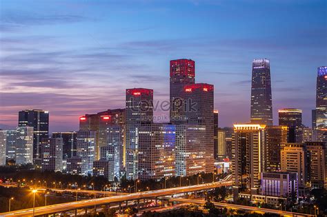 Beijing International Trade Cbd Night View China Zun Picture And HD Photos | Free Download On ...