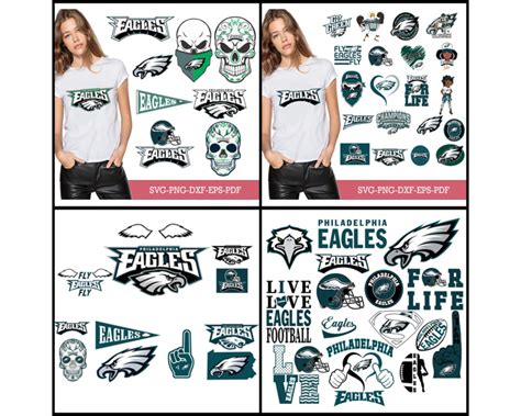 Philadelphia Eagles Bundle Svg, Eagles Svg, Eagles logo svg, Nfl svg ...