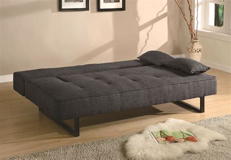 Grey Futon Sleeper by Coaster | Sleepworks