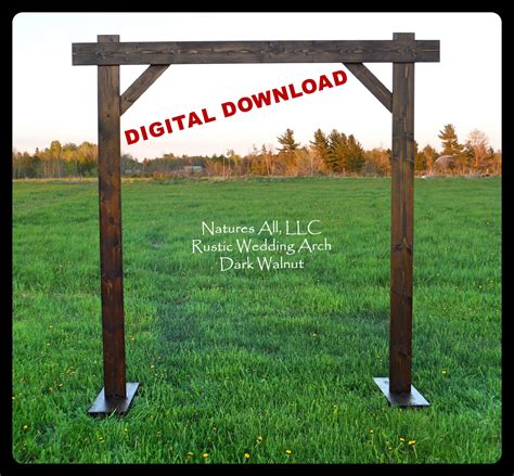 Digital Download DIY Wedding Arch Plans Build Your Own Wedding - Etsy UK