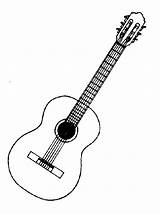Guitar Line Drawing  clipart Clipart Black And White sketch template