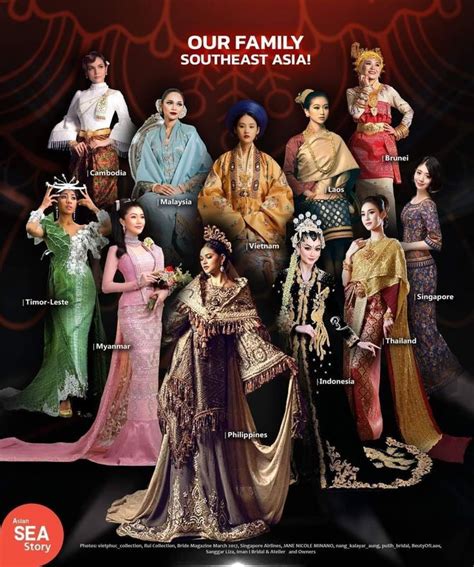 Asean dress 🇰🇭🇲🇾🇻🇳🇱🇦🇧🇳🇹🇱🇲🇲🇵🇭🇮🇩🇹🇭🇸🇬 #AsianSEAStory https://w | Filipino ...