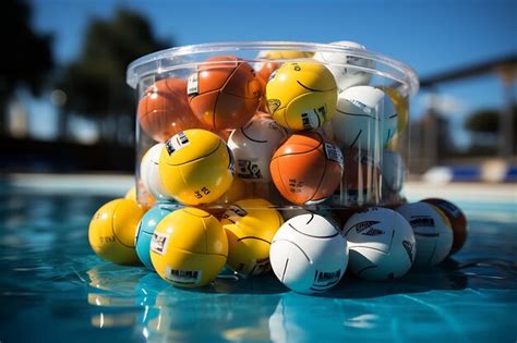 Premium AI Image | Poolside dominance water polo essential tools ...