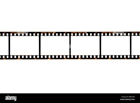 35mm film strip with empty frames Stock Photo - Alamy