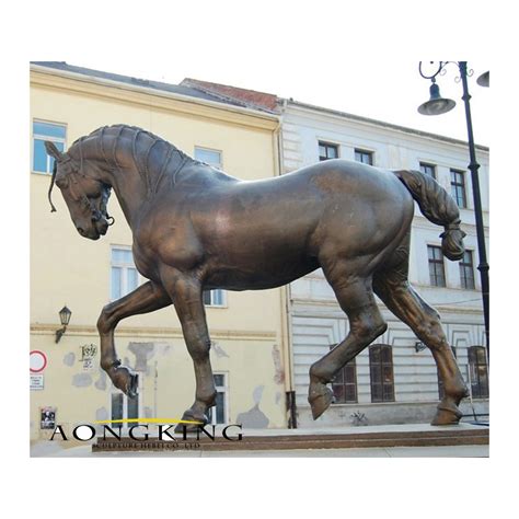 Outdoor Large Standing Garden Popular Bronze Running Horse Sculpture