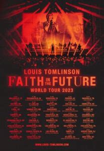 News: Louis Tomlinson Faith In The Future World Tour 2023 North ...