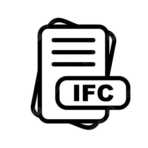 File Format Vector Hd Images, Ifc File Format Icon Design, File Icons, Format Icons, Ifc File ...