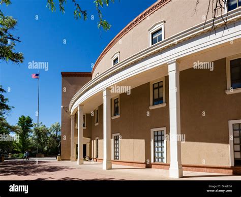 The New Mexico State Capitol building, Santa Fe, New Mexico, USA Stock ...