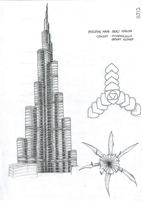 The design of Burj Khalifa was inspired by the desert flower Hymenocallis. Architects also ...