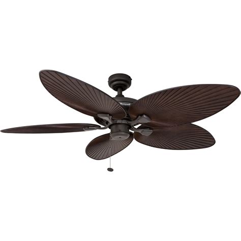 52" Honeywell Palm Island Bronze Tropical Ceiling Fan - Walmart.com