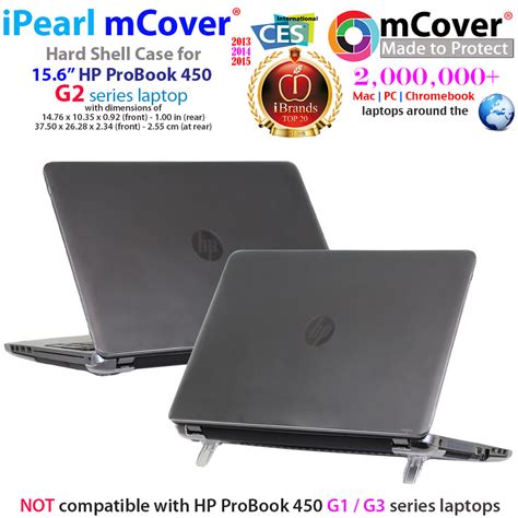 iPearl Inc - Light-weight, stylish mCover® Hard shell case for 15.6-inch HP ProBook 450 G2 ...