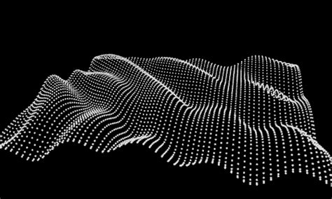 Abstract Wave with Particle System | Abstract waves, Abstract, Waves