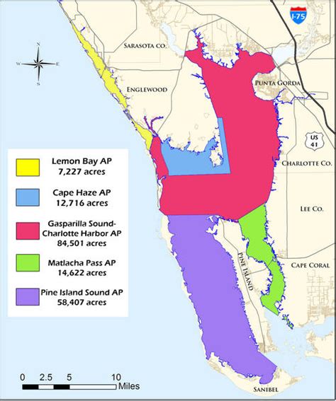 In-House Graphic=Charlotte-Harbor-Aquatic Preserve-DEP staff-map ...