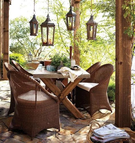 47 Best Rustic Outdoor Furniture Ideas and Designs - InteriorSherpa | Pátio rústico, Decoração ...