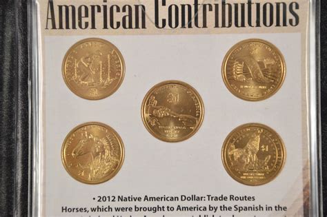 Historic Coin Collection - Celebrating Native American Contributions Nicely Packed US Coins ...