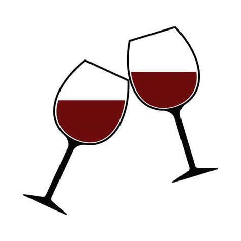 Best Two Wine Glasses Illustrations, Royalty-Free Vector Graphics & Clip Art - iStock