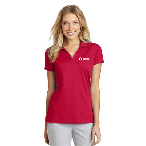 Women's Rapid Dry Mesh Polo Shirt | Red Cross Store