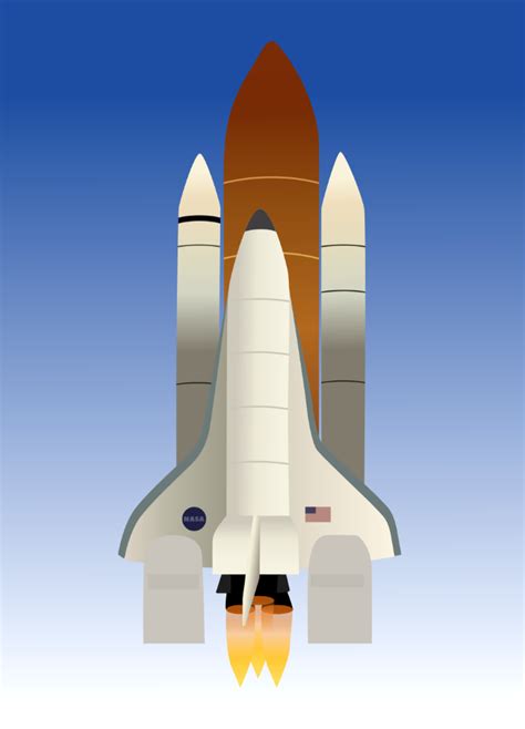 Space Shuttle Columbia - Free Stock Illustrations | Creazilla