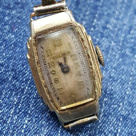 vintage ladies bulova 1930's gold filled watch for parts repair steampunk retro #Bulova ...