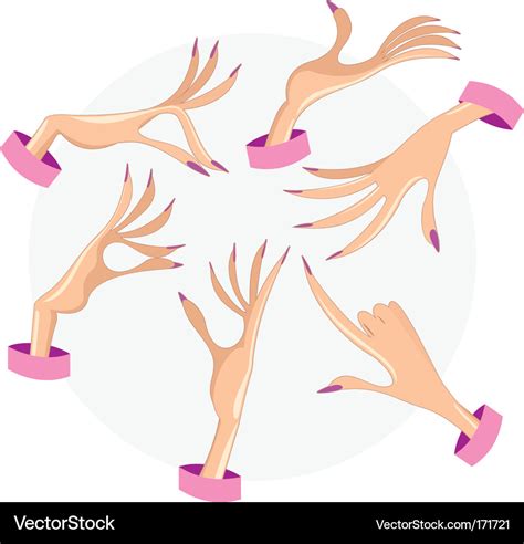 Female hands Royalty Free Vector Image - VectorStock