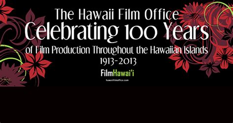 Hawaii Film Office | Hawaii Celebrates Century of Film Production in the Islands