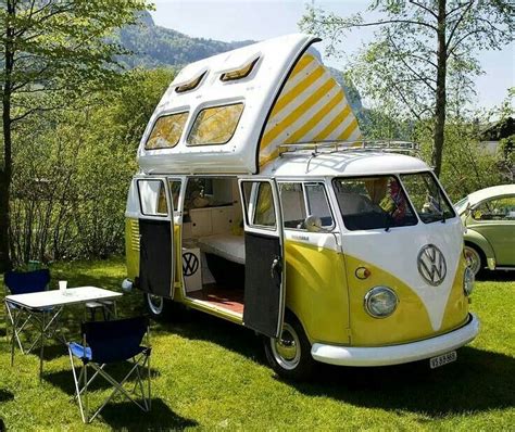 I love yellow ⏳ | Vintage vw bus, Volkswagen camper, Vw bus