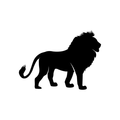 vector illustration of lion silhouette 25365028 Vector Art at Vecteezy