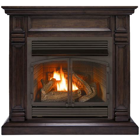 Duluth Forge Dual Fuel Ventless Fireplace - 32,000 BTU, Remote Control ...