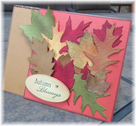 Autumn Leaves Blessing | Paper crafts, Crafts, Autumn leaves