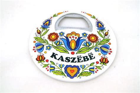 Kashubian opener. The two sides decorated Kashubian embroidery. For ...