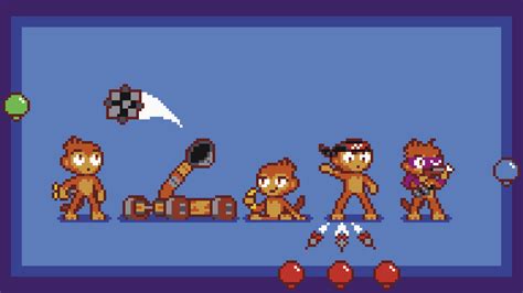 Dart Monkey (With some of their upgrades) in Pixel Art : r/btd6