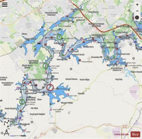 Tennessee River section 11_545_805 Fishing Map | Nautical Charts App