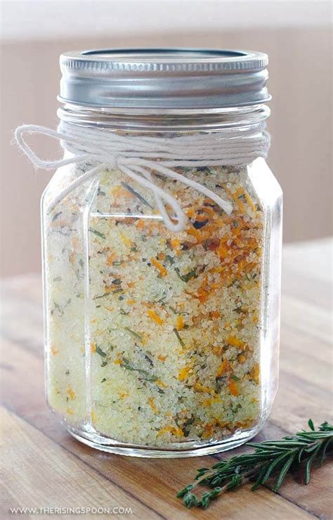 Rosemary, Orange & Thyme Flavored Herb Salt | Recipe | Infused salt ...