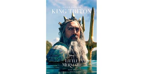 Javier Bardem as King Triton in "The Little Mermaid" Poster | Live ...