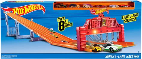 Hot Wheels Super 6-lane Raceway , Orange: Buy Online in Bahamas at desertcart