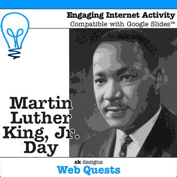 Martin Luther King Jr Day WebQuest Compatible with Google Slides™ by SK Designs